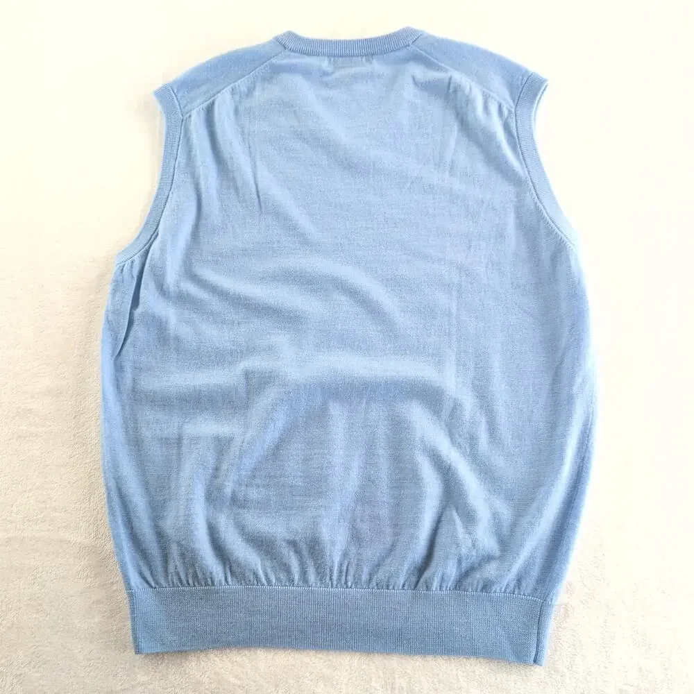 Brooks Brother's 100% Saxxon Wool Pullover Vest Preppy Academia Men's Medium